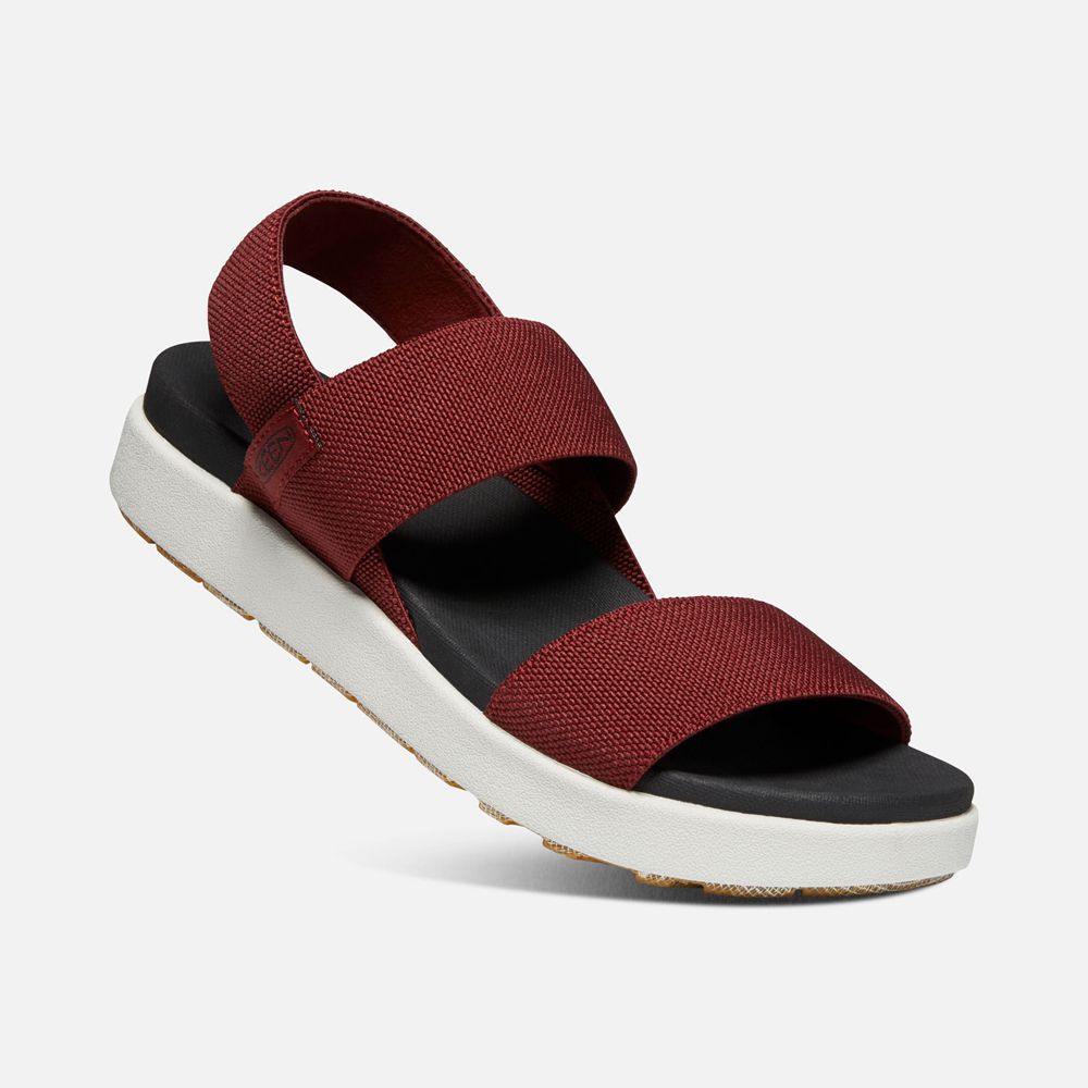 Sandalias de playa Keen Mexico Rojos - Mujer Elle Backstrap - YU5718903